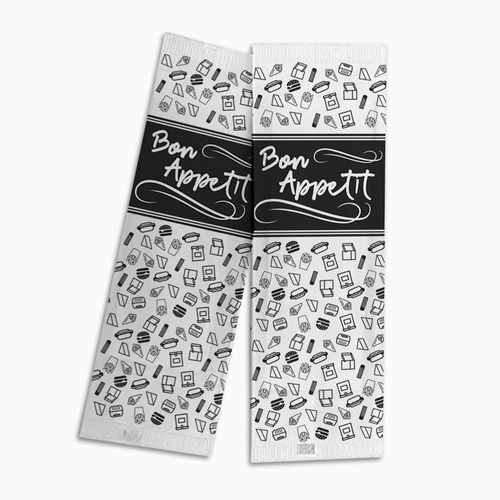 Sachê Guardanapo Papel 6,5x18,5cm Com 2 Folhas 1.000 Sachês