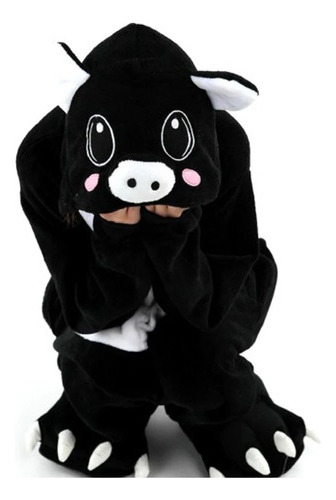 Pijama Negro De Animales Para Fiesta Familiar De Halloween