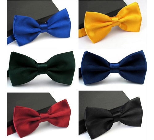 Moño Corbata Pajatita Adulto Niño Colores Ajustables Color