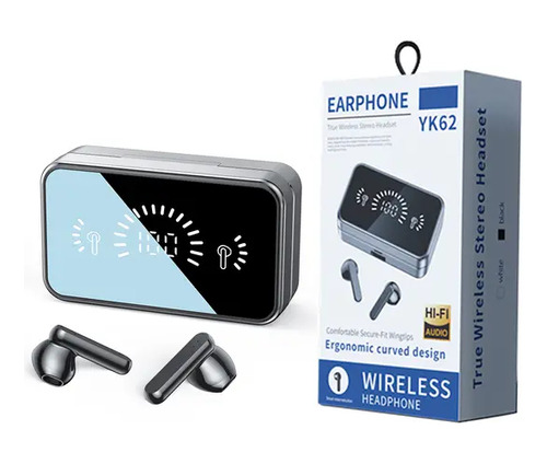 Audífonos Inalámbricos Yk62 Tws Bluetooth 5.0 In-ear