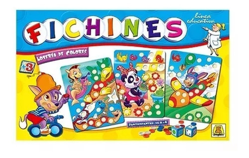 Juego Fichines Loteria De Colores Implas (2652)