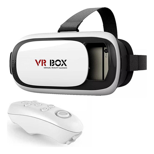 Gafas De Realidad Virtual Aumentada 3d Vr Box + Control Blue