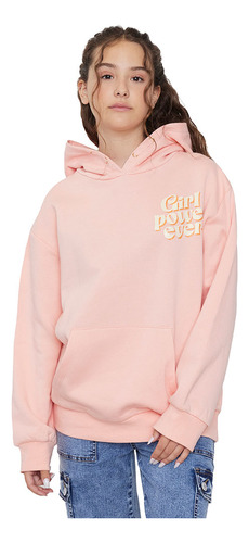 Polerón Niña Teen Hoodie Coral Corona