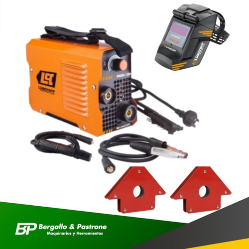 Imagen 2 de 10 de Soldadora Inverter Lusqtoff Iron 100 + Mascara + Accesorios