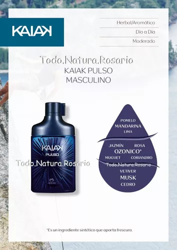 Perfume Kaiak Pulso Masculino 100ml Todo Natura Rosario
