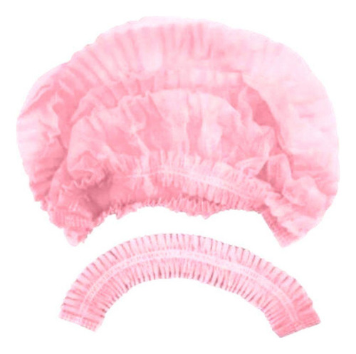 Touca Vabene Tnt Descartável Rosa C/12 Uni Tam:único