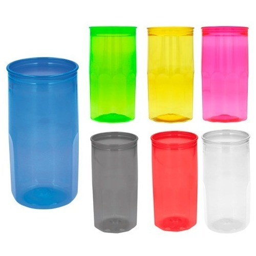 Paquete De 100 Vaso De Color Traslúcido