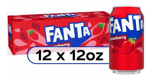 Soda Fanta Americana Sabor Fresa