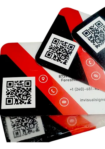 Tarjeta De Contacto Inteligente Nfc, Qr Mini Web Resina Epx
