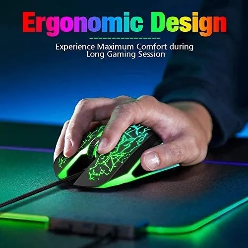 Mouse Versiontech Con Cable/negro Rgb