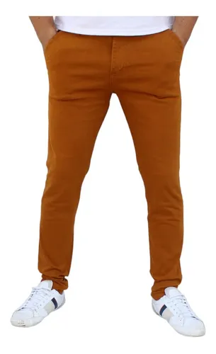 Pantalon mostaza para hombre sales