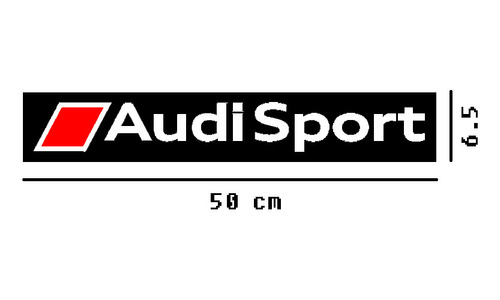 Audi Sport 50x6 Y Audi 17x6 Stickers Vinil $320 Mikegamesmx