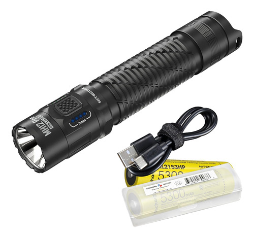 Paquete De Batería Dual Mh12 Pronl2153hp 3300 Lumen Linterna