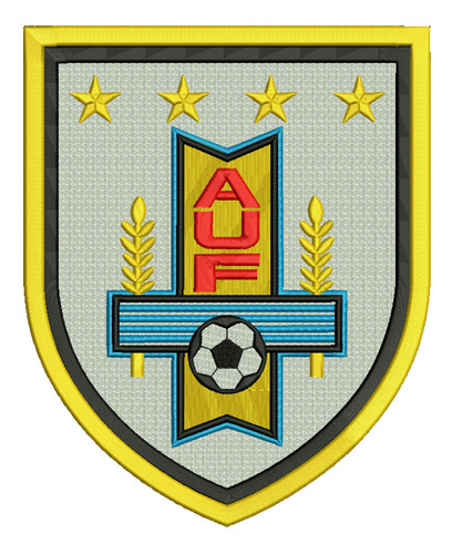 829 Asociacion Uruguaya De Futbol Parche Bordado