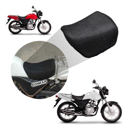 Funda Cubre Asiento Moto Honda Cargo Gc 125 Gl 150 Malla