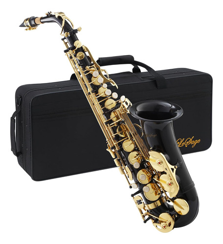 Saxofón Alto E Flat Saxofón Negro Para Principiantes Saxofón