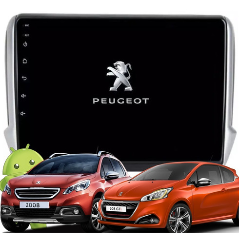 Imagem 1 de 10 de Central Multimidia Peugeot 208 2008 Android S170