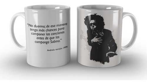 Imagen 2 de 4 de Taza Diseño Andres Calamaro