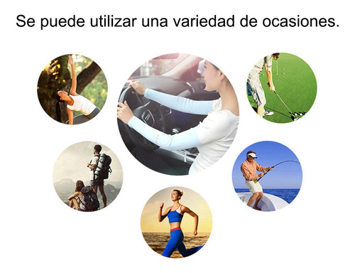 Imagen 8 de 9 de 3 X Par De Mangas Deportivas Premium Para Brazos, Filtro Uv