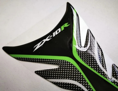 Protector De Tanque Para Kawasaki Ninja Zx10r Zx-10 Verde