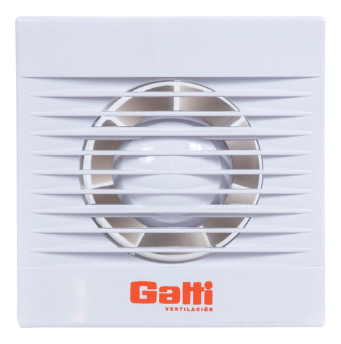 Extractor De Aire Baño 6  Gatti Ventilación Motor Potenciado Blanco