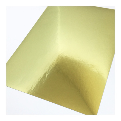 Papel Pet Sticker Laser Dorado Brillante / Plateado Mate 