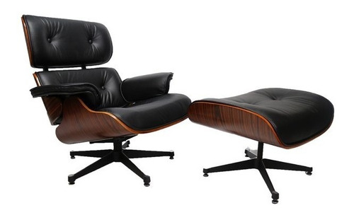 Sillón Miller Con Ottoman Lounge Chair Poltrona Relax Eames 