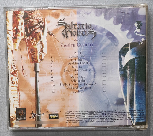 Saltatio Mortis - Das Zweite Gesicht (2002 Importado) (Usado)