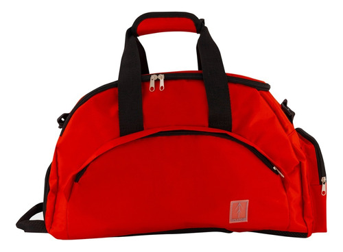 Mochila Maleta Deportiva Multifuncional Gym Viaje Holstone Color Rojo Liso