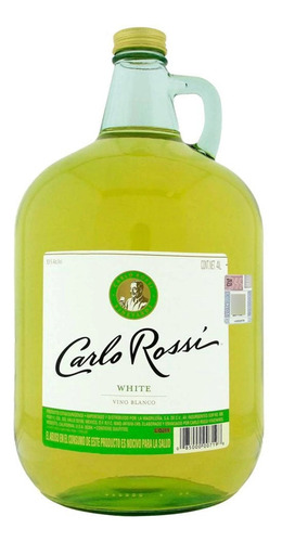 Vino Blanco Carlo Rossi White 4000 Ml