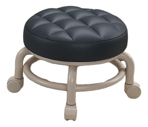 { Silla Con Asiento De Ruedas Taburete De Pedicura Negro