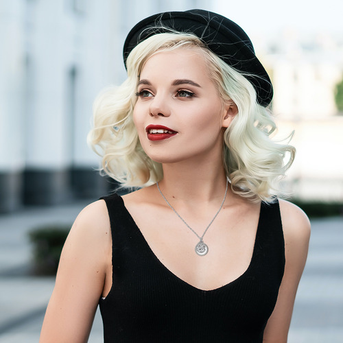 Collares Modernos Para Mujer, Collares Con Lupa