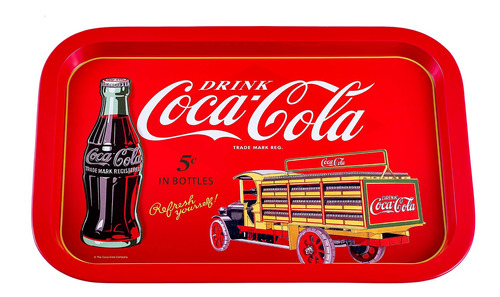 The Tin Box Company Coca Cola - Bandeja Rectangular De Lata