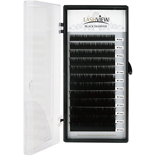 Lashview Premium D Curl 0,15 Espesor Mixtos Extensiones De L