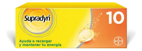 comprar Supradyn Suplemento Nutricional Tabletas Efervescente (10 Unidades)