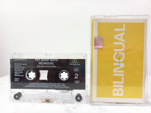 Pet Shop Boys Cassette Bilingual Impecable Importado Casete