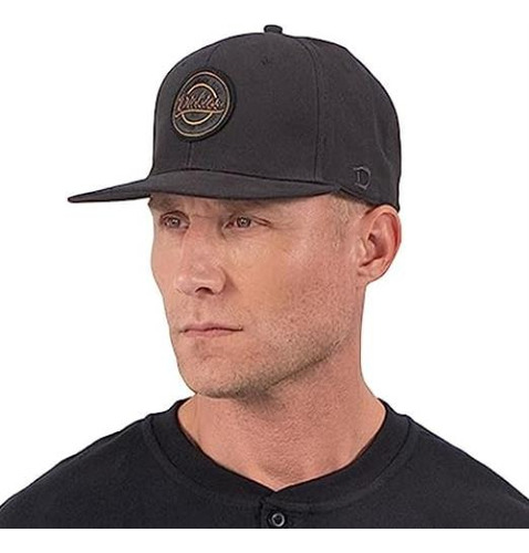 Dickies Gorra Plana Hombre Con Diseño Pato, Color Negro