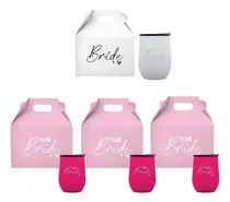 Comprar 1 Vaso Bride + 3 Team Bride 12oz Despedida De Soltera +cajas