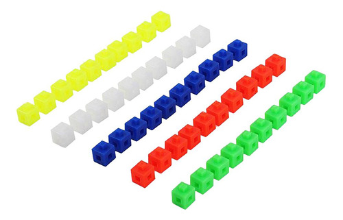 Cubos De Enlace De Matemáticas, Juguete De Conteo