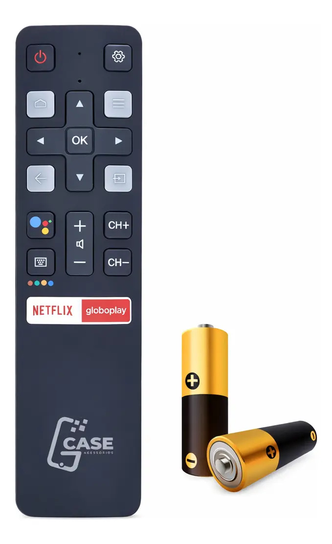 Controle Remoto Para TV TCL Smart com Teclas Netflix e Globoplay