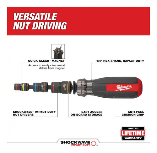 Milwaukee 48-22-2921 Milwaukee Tool Multi-nut Driver W/ Ccd