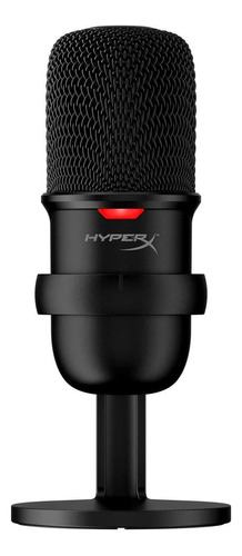 Micrófono Usb Hyper X Solocast Condensador Pc Gaming / Ps4 Color Negro