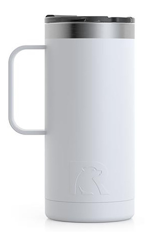 Imagen 2 de 9 de Taza Térmica De Viaje Rtic Chalk Matte Con Tapa, 16 Oz Pc