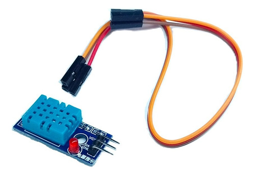Sensor De Temperatura Y Humedad Dht11 + Cable + Led