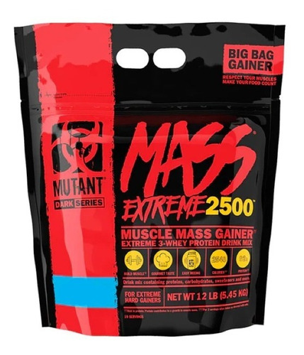 Mutant Mass 12lb Ganador Peso Weight Gainer Envio Gratis