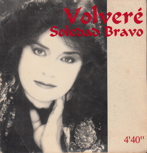 Soledad Bravo. Volvere. Cd Original Usado Qqa. Promo.