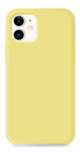 Funda Carcasa Silicona Unicolor Para iPhone 11 12 Pro Max