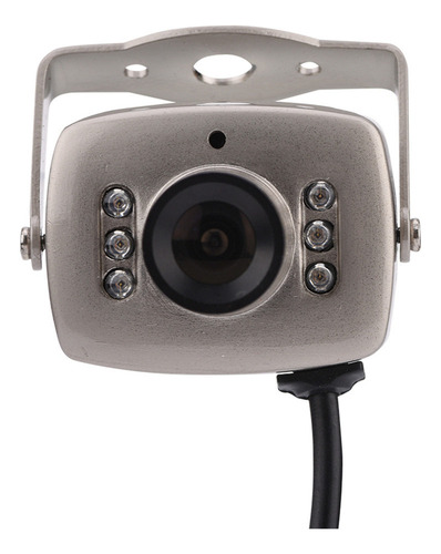 W Mini Cámara De Seguridad Cctv Cctv Con Cable De 6 Led,