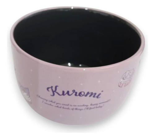 Taza Jumbo Kuromi De Cerámica 1 Pieza De 820 Ml