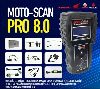 Scanner Para Motos Moto-scan Pro 8